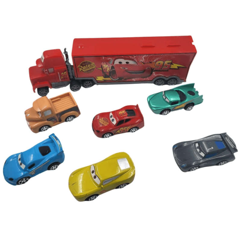 7 Piece Car Playset