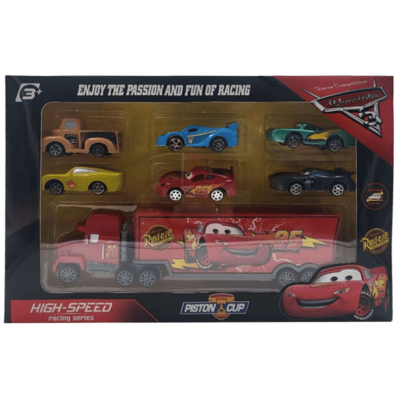 7 Piece Car Playset