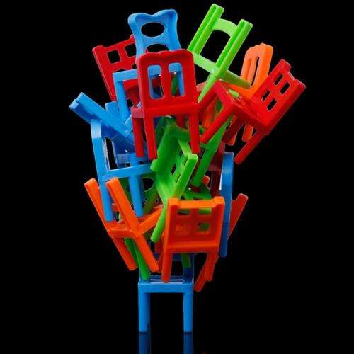 Balance Chairs Game Stacking Puzzle Toys kid Educational