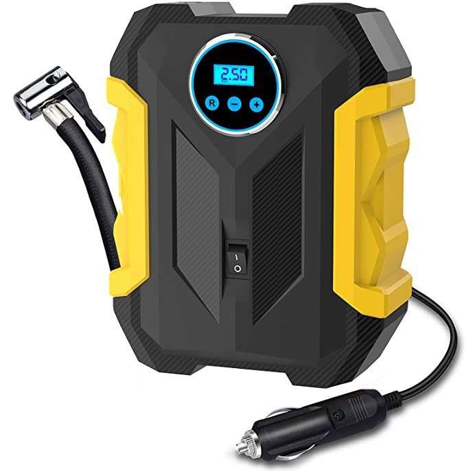 Portable Digital Air Compressor Pump - Tire Inflator