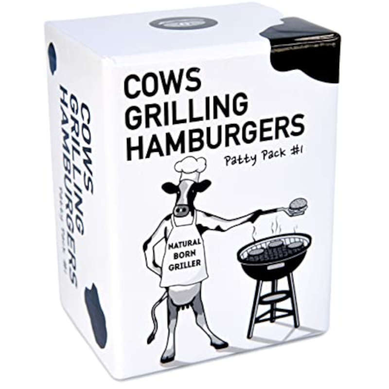 Cows Grilling Hamburgers Party Card Game