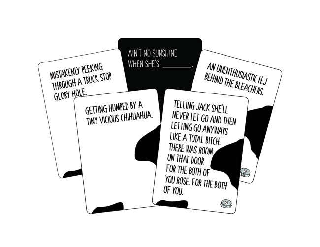Cows Grilling Hamburgers Party Card Game
