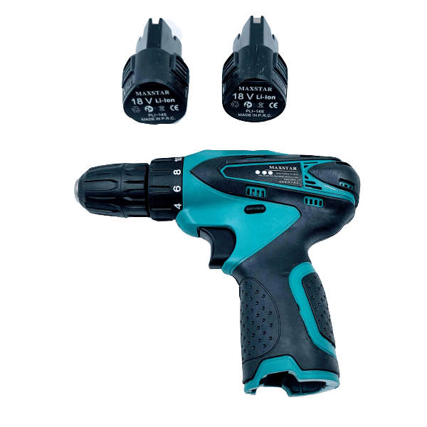 Cordless Rechargeable Lithium-Ion Drill and Screwdriver Set 18V