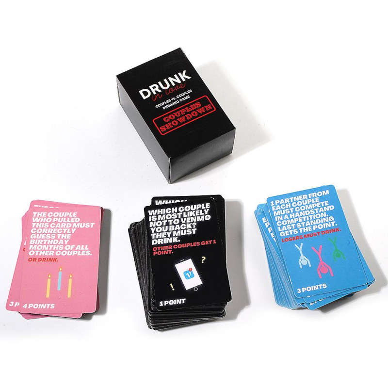 Drunk In Love Couples VS Couples Drinking Card Game