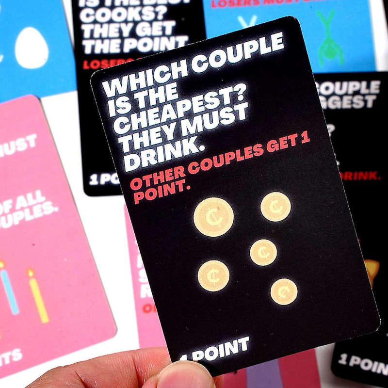 Drunk In Love Couples VS Couples Drinking Card Game
