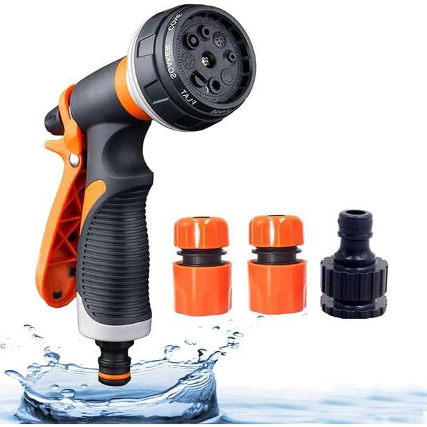 Spray Gun Water Sprayer And Hose Pipe Fittings 4pc