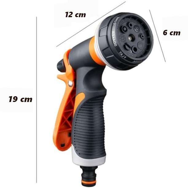 Spray Gun Water Sprayer And Hose Pipe Fittings 4pc