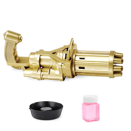 Kids Gatling Gun Automatic Bubble Machine Toy