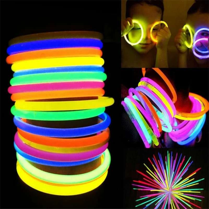 Glow Sticks 5x200mm (5 Packs of 50 Glow Sticks)