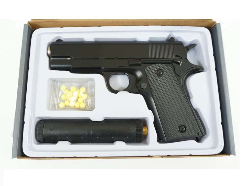 Spring Pistol Toy Gun with Pellets (C17 Browning)