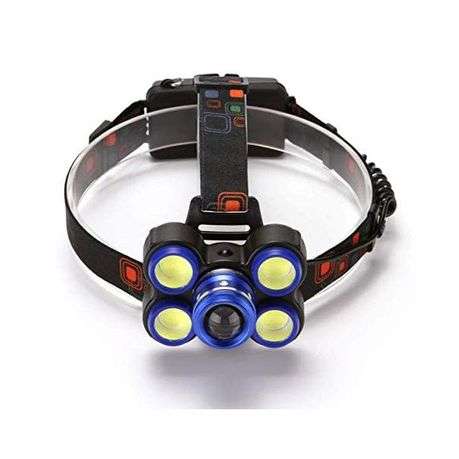 Rechargeable LED Headlamp with Rotary Zoom