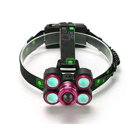 Rechargeable LED Headlamp with Rotary Zoom