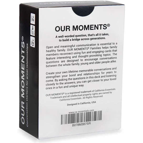 Our Moments Families Card Game