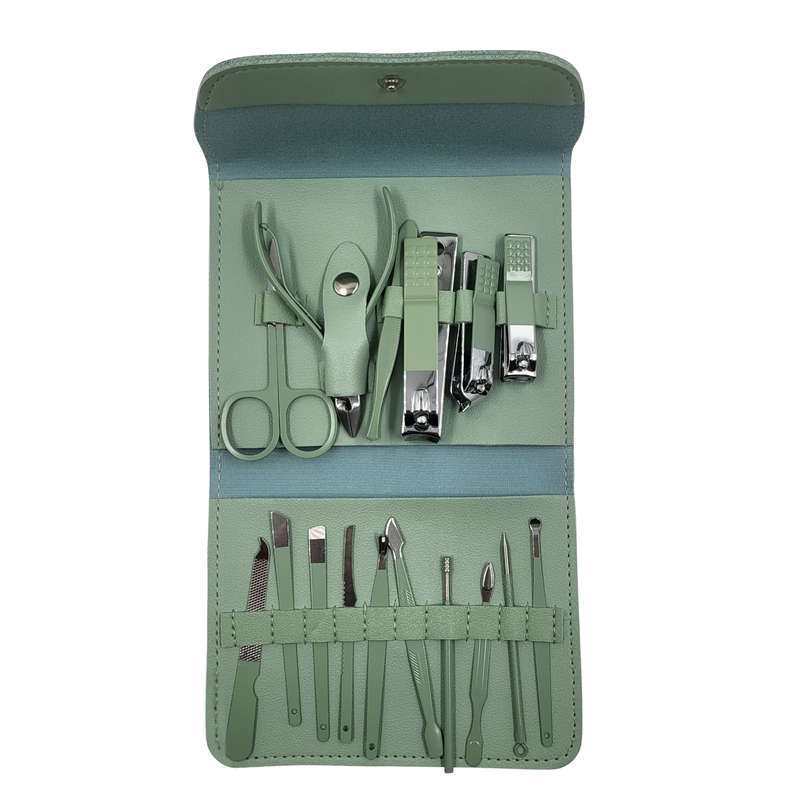 Manicure Set 16 in 1 Stainless Steel Nail Clipper Kit