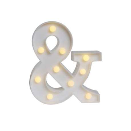 LED Letter Lights White 22cm