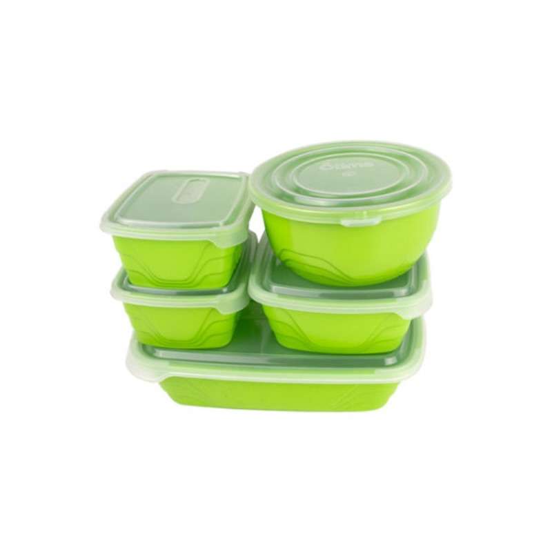 5 Pcs Plastic Container