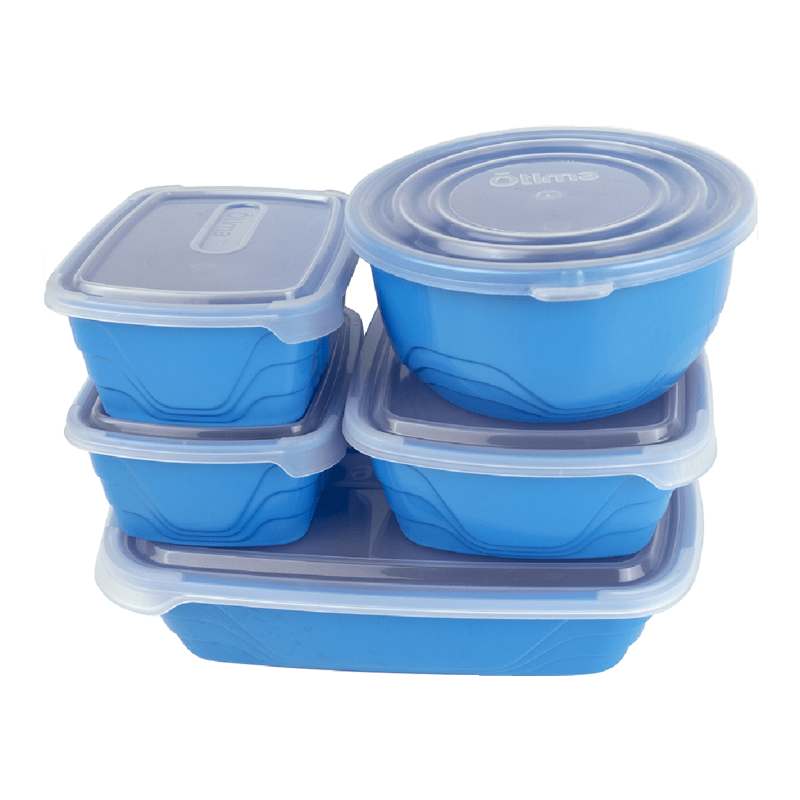 5 Pcs Plastic Container