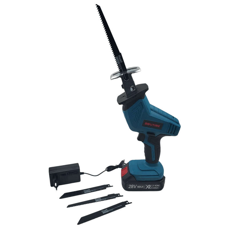 Cordless Reciprocating Saw With One Battery And Charger