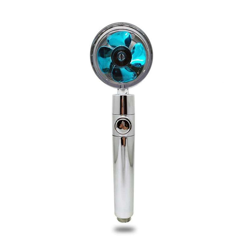 Turbo Fan Shower Mixer - Water Saving Shower Rose Head