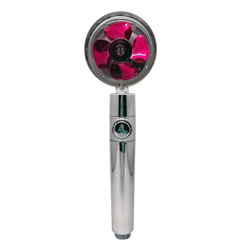 Turbo Fan Shower Mixer - Water Saving Shower Rose Head