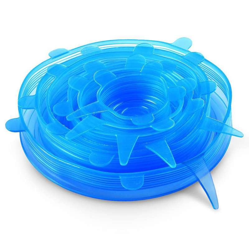 Pack of 12 - Super Stretch Silicone Lids