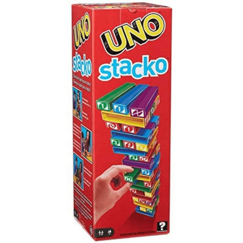 Uno Stacko Colorful Blocks Game