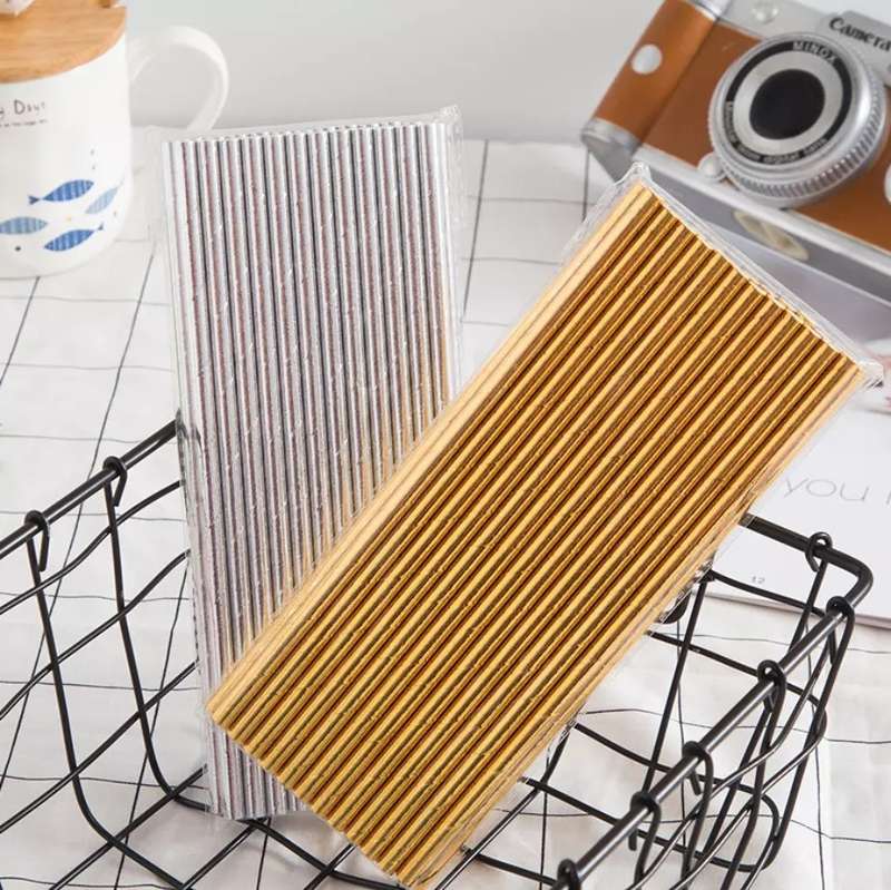 Paper Straw 20cm - 25pcs