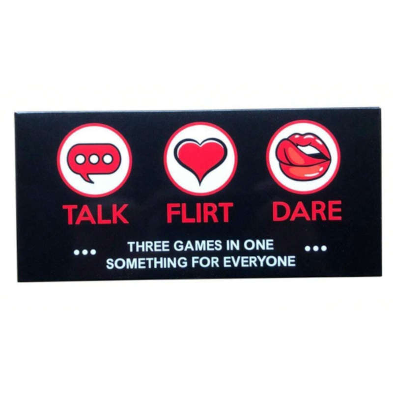 Talk Flirt Dare Card Game