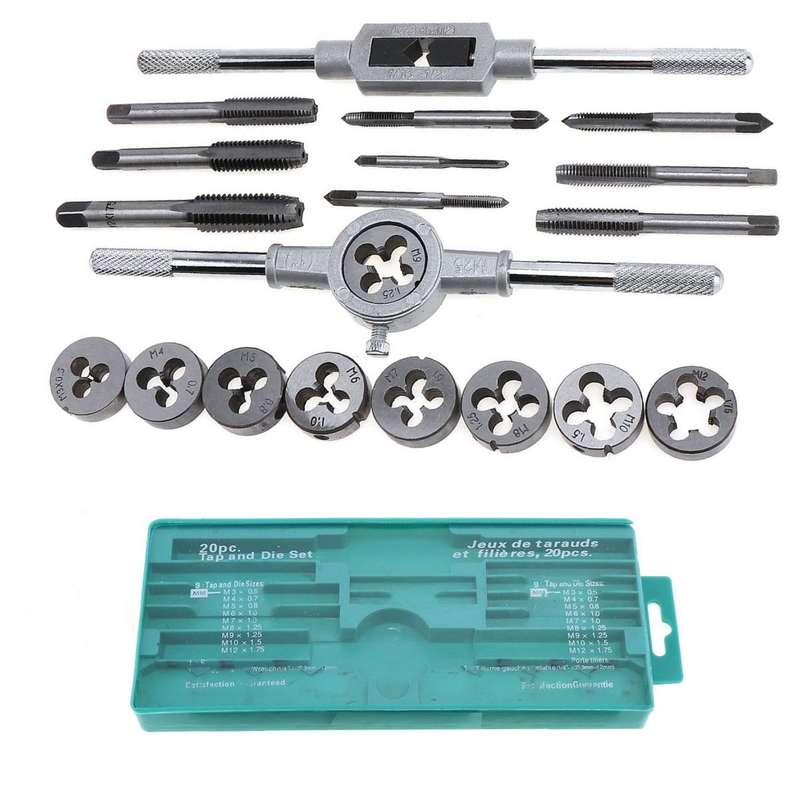 20 Piece Thread Creating & Repair Tool Kit