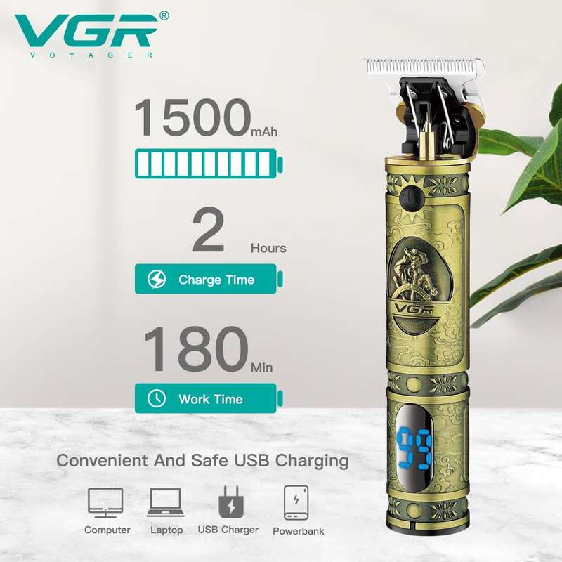 Electric Cordless Hair Clippers Rechargeable Grooming Kits