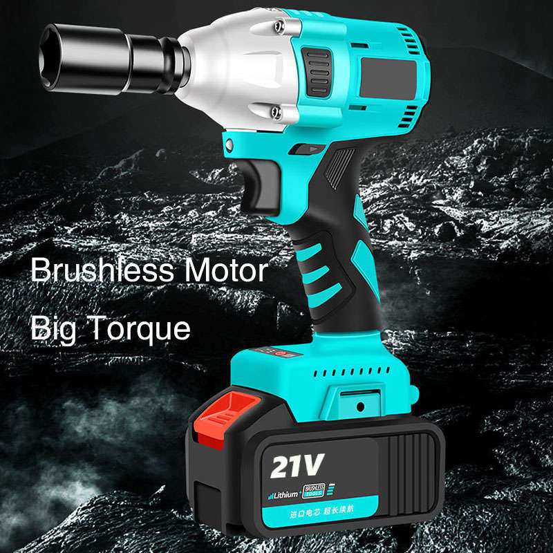 Electric Brushless Cordless Power Impact Wrench 330 Nm