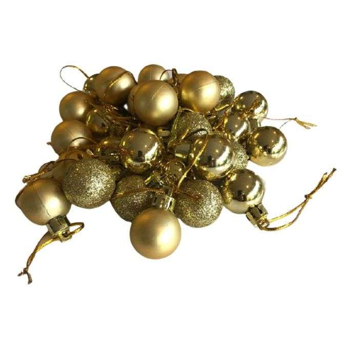 Christmas Tree Baubles - Christmas Balls (12 Piece) 6cm
