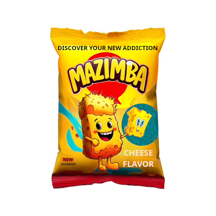 Mazimba Cheese Flavoured Puffs Bale Of 30 Packs 20 Gram