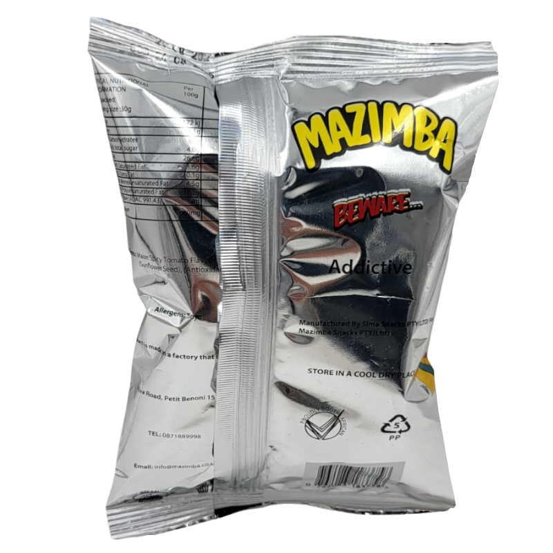Mazimba Cheese Flavoured Puffs Bale Of 30 Packs 20 Gram