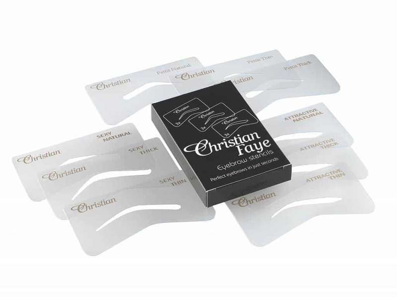 Christian Faye Eyebrow Make-Up Stencils (Sexy/Petite/Attractive) - Dramatic/Exotic/Glamorous (DEG)
