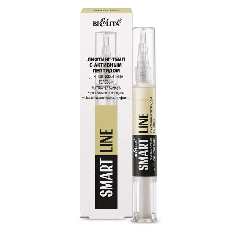 SMART LINE Face Anti Age Gel Lifting Tape Active Peptide, All Ages, 4ml