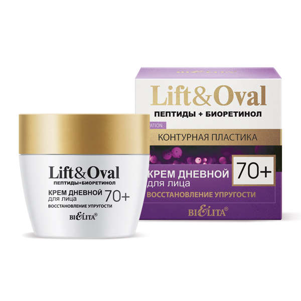 LIFT & OVAL 70+ Day cream for the face Restoration of elasticity, 50ml