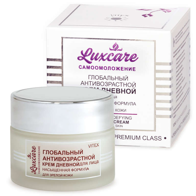 LUXCARE PREMIUM Global Age Defying Day Facial cream for Mature Skin from 45+, 45ml