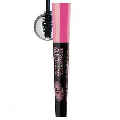 Amore Mascara 4D MEGA EFFECT false eyelashes, 10ml