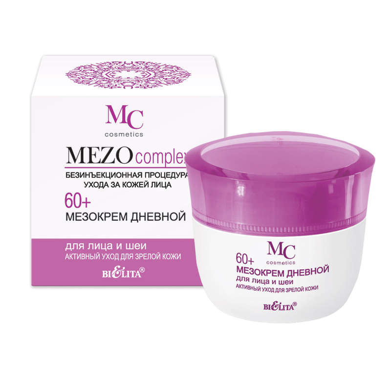 MEZO COMPLEX 60+, Active Care for Mature Skin Day Face and Neck Mezo Cream, 50 ml
