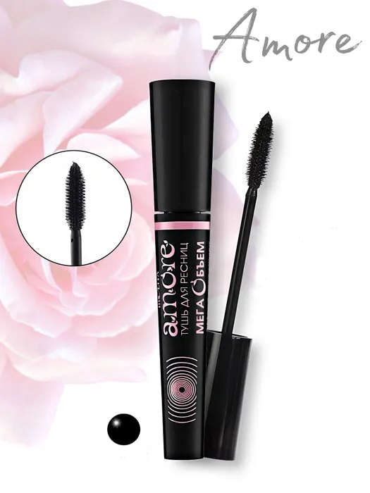 Amore MEGA VOLUME mascara The effect of lush long curled eyelashes, 10ml