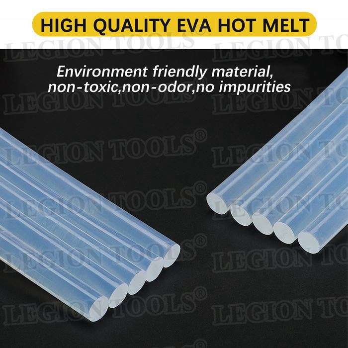 5Pcs 11mm x 19cm Clear Melt Glue Adhesive Sticks Environmental Adhesive Strip
