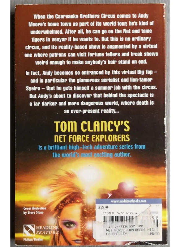 Tom Clancy's Net Force Explorers: High Wire (Paperback)
