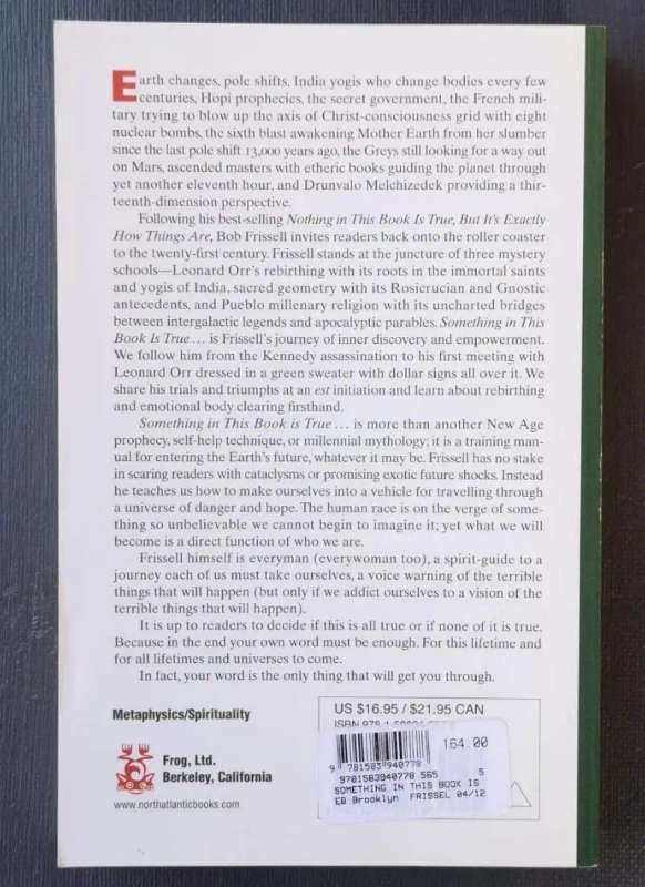 Something in this book is true