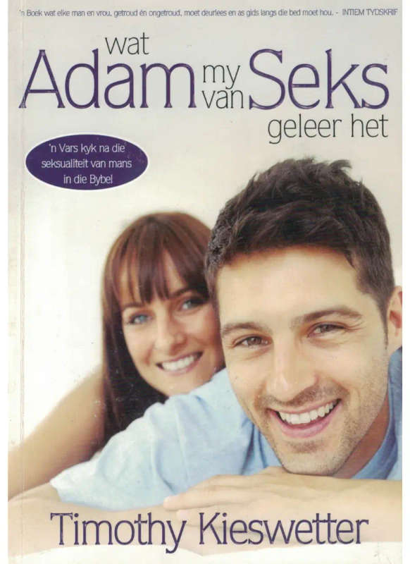Wat Adam my van seks geleer het