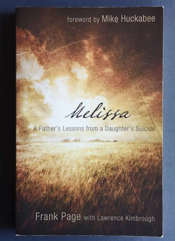 Melissa: A Father's lessons from a daughter's suicide