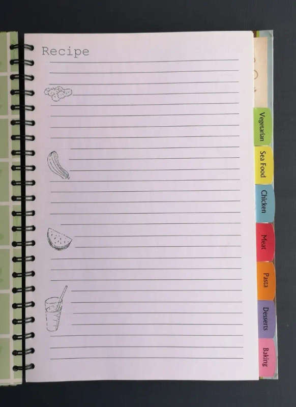 Write your own recipe book