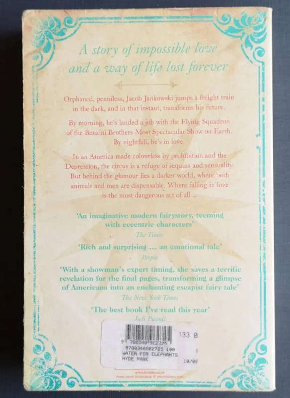 Water for elephants (Medium Softcover)