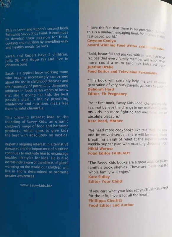 Savvy Kids Menus