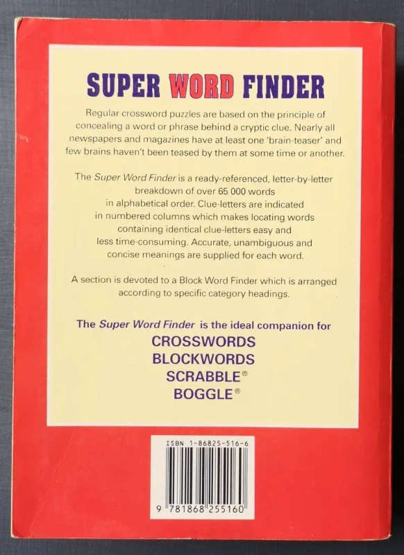 Super Word Finder